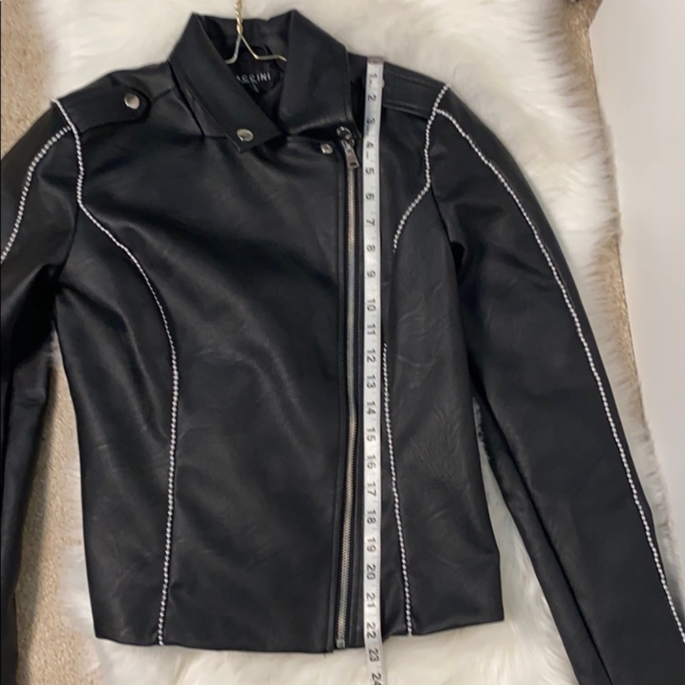 BACCINI FAUX LEATHER JACKET size S NWT - Picture 14 of 15